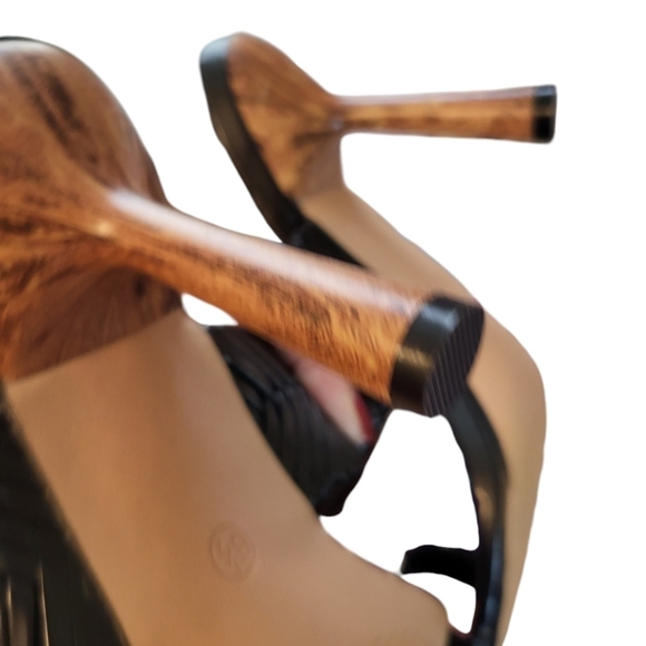 NWOT Women's braided heeled ,6.5 mule,squared open toe slide on - Picture 6 of 13